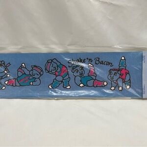 Vintage Shake’n Bacon Aerobic Pigs Iron On Transfers Appliques Trans-Easy Easy